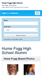 Mobile Screenshot of humefogghighschool.com