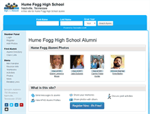 Tablet Screenshot of humefogghighschool.com